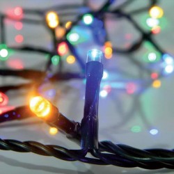 40 Led Χρωματιστά με επέκταση Πράσινο καλώδιο