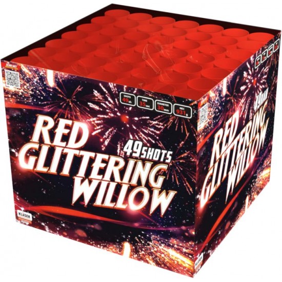 Πυροτεχνήματα Red Glittering Willow 49 βολές 30mm