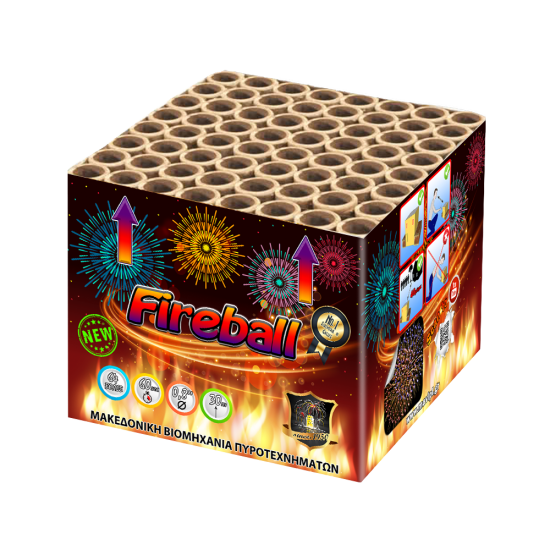 Πυροτέχνημα Fireball 64 βολές