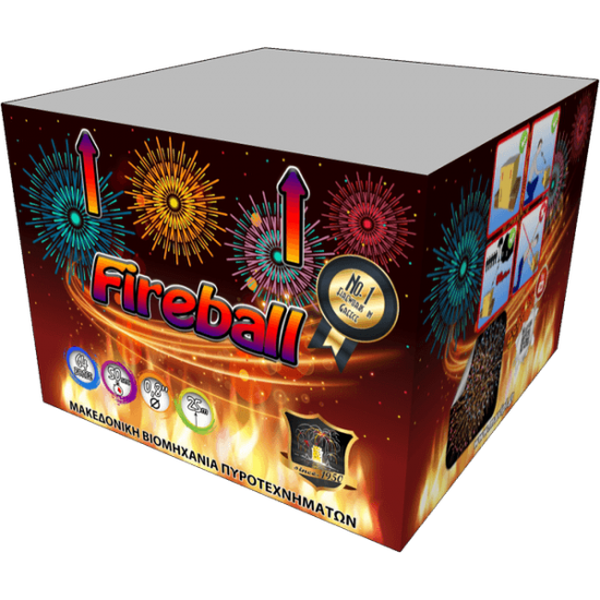 Πυροτέχνημα Fireball 64 βολές