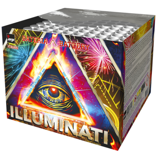 Πυροτεχνήματα ILLUMINATI 100 βολές Πυροτεχνήματα ILLUMINATI 100 βολές