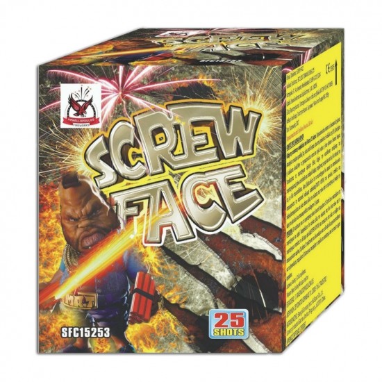 Πυροτεχνήματα Screw Face 25 βολές