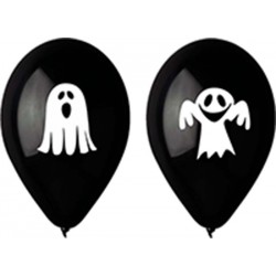 Μπαλόνι Halloween Τυπωμένο με φαντασματάκι 12"